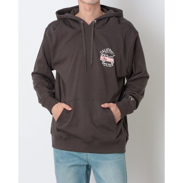 アウトドアカジュアル スウェットパーカー プルオーバー メンズ （GREY）