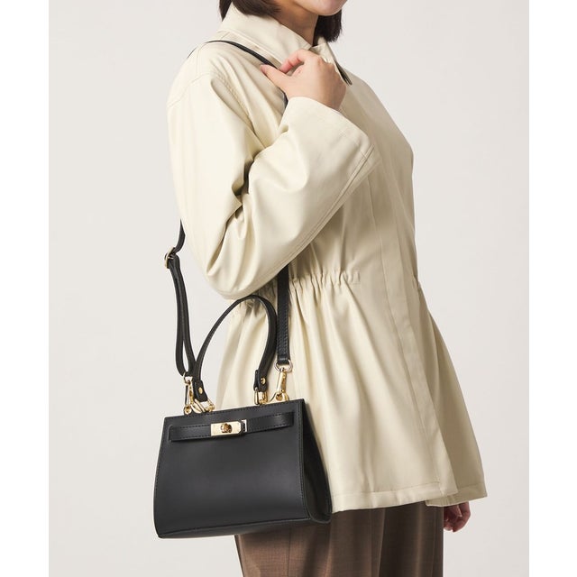 ＜AULENTTI＞ SqeHandBag （BLACK）