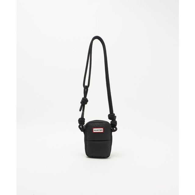 HUNTER PUFFEDフォーンポーチ （BLACK）