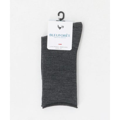 ＜BLEU FORET＞W SOCKS （DK.GRAY）｜詳細画像