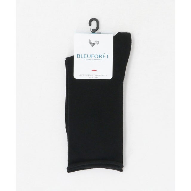 ＜BLEU FORET＞W SOCKS （BLACK）