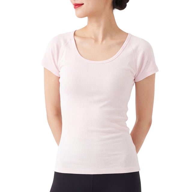 97％の医師推奨 婦人 フレンチスリーブ インナー Tシャツ （002）