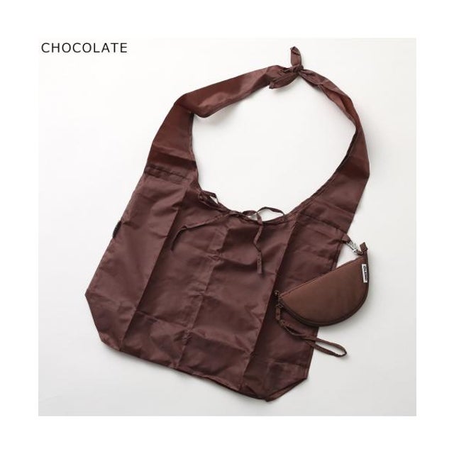 トートバッグ FORTUNE COOKIE CHARM + SHOPPER BAG （CHOCOLATE/ブラウン）