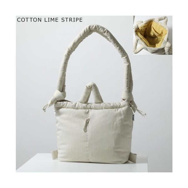 ショルダーバッグ ONA SOFT BAG （COTTON-LIME-STRIPE）