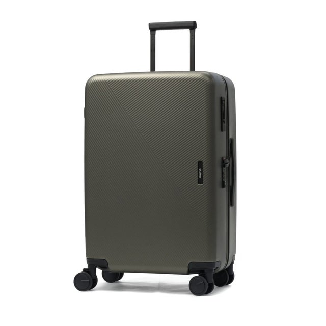 正規品1年保証 スーツケース Mサイズ キャリーケース 軽量 TSAロック ストッパー付き ストッパー 旅行 出張 70L CORSTONE OT-0883-62 （スモーキーブラック）