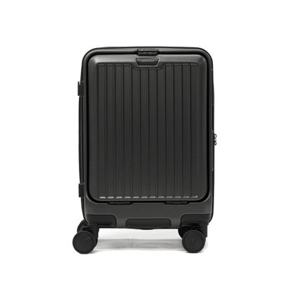 正規品1年保証 スーツケース 機内持ち込み フロントオープン Sサイズ キャリーケース 拡張 38L-44L拡張可能 Anetos OT-0918-49 （シルバー）｜詳細画像
