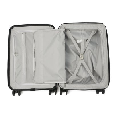 正規品1年保証 スーツケース 機内持ち込み フロントオープン Sサイズ キャリーケース 拡張 38L-44L拡張可能 Anetos OT-0918-49 （ブラック）｜詳細画像