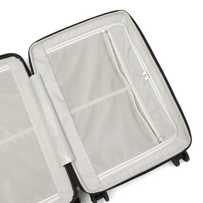 正規品1年保証 スーツケース フロントオープン Mサイズ キャリーケース 拡張 前開き ワンタッチ式 60/69L拡張可能 Anetos OT-0918-58 （アイボリー）｜詳細画像