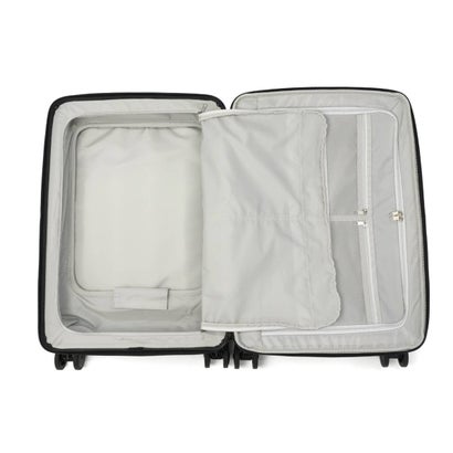 正規品1年保証 スーツケース フロントオープン Mサイズ キャリーケース 拡張 前開き ワンタッチ式 60/69L拡張可能 Anetos OT-0918-58 （ブラック）｜詳細画像