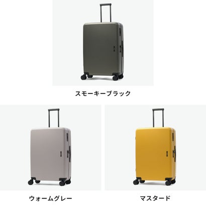 正規品1年保証 スーツケース Lサイズ 大型 キャリーケース 軽量 大きい 大きめ TSAロック ストッパー付き ストッパー 旅行 出張 90L CORSTONE OT-0883-69 （スモーキーブラック）｜詳細画像