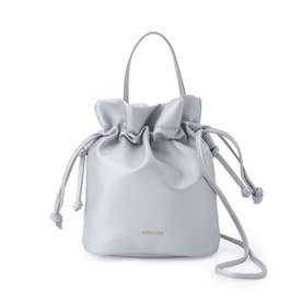 ◆SE ポケット付き巾着2WAYショルダー （シルバー(906)）