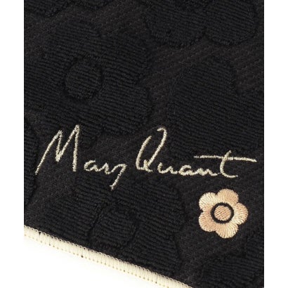 ◆MARY QUANT ハートデイジー柄タオルハンカチ （ブラック(015)）｜詳細画像