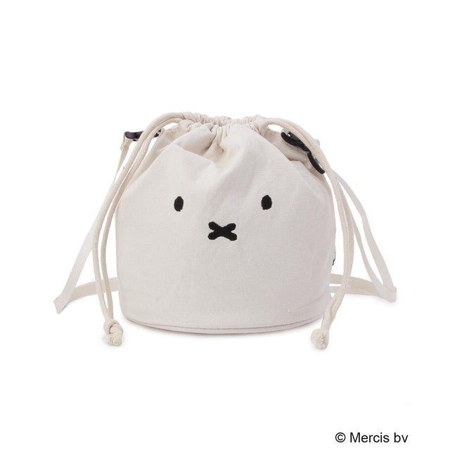 Dick Bruna miffy 巾着ショルダー （ホワイト(901)）
