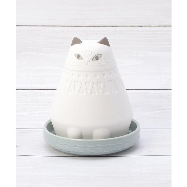 FIKA 潤いマスコット加湿器 CAT【返品不可商品】 （ホワイト(901)）