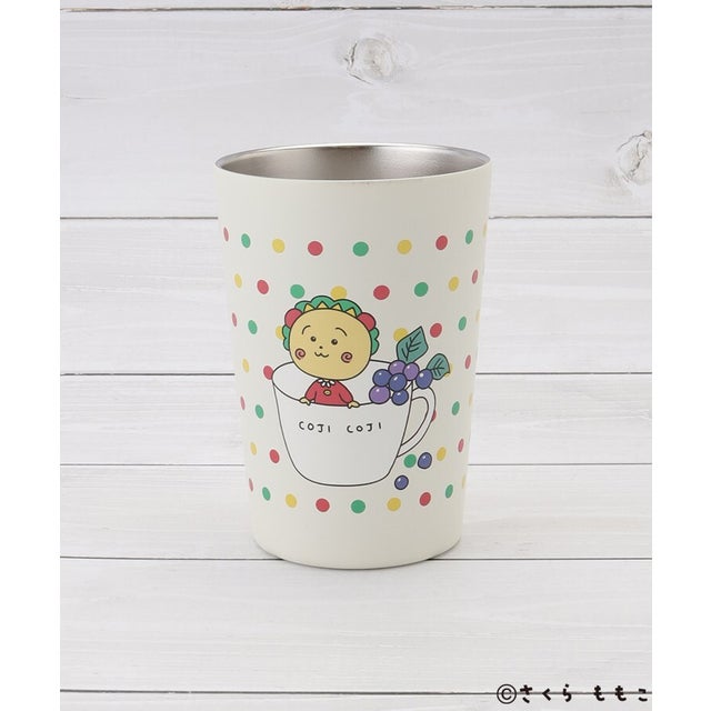 ◆【ワンズテラス限定】コジコジ ステンレスタンブラー 460ml【返品不可商品】 （アイボリー(904)）