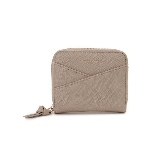 ◆JOUET ジョエット カクシボラウンド二つ折財布 （グレージュ(950)）