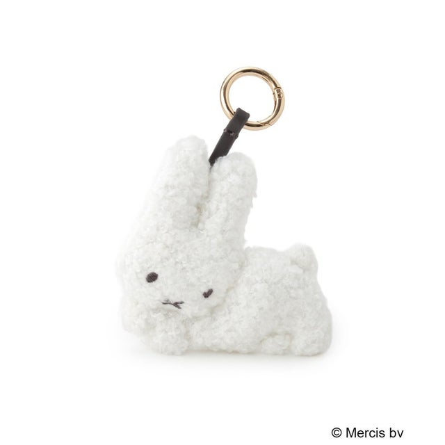 ◆Dick Bruna miffy チャーム ブルーナボア （グレー(912)）