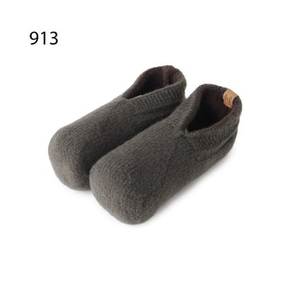 【オンライン限定/あったか】リバーシブル ルームソックス （チャコールグレー(913)）｜詳細画像