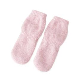 【オンライン限定/あったか】モコモコソックス 先丸 ショート丈 （ピンク(972)）