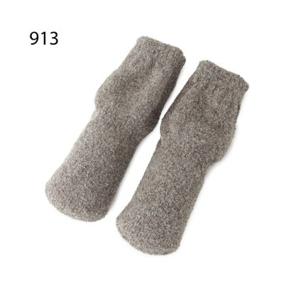 【オンライン限定/あったか】モコモコソックス 先丸 ショート丈 （ブルー(993)）｜詳細画像