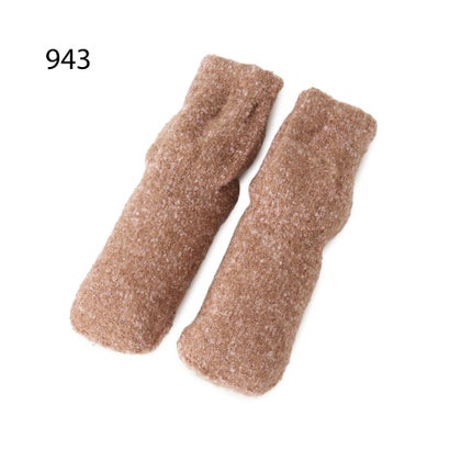 【オンライン限定/あったか】モコモコソックス 先丸 ショート丈 （チャコールグレー(913)）｜詳細画像