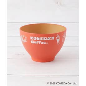 ◆コメダ 木目スープボウル 380ml （レッド(962)）