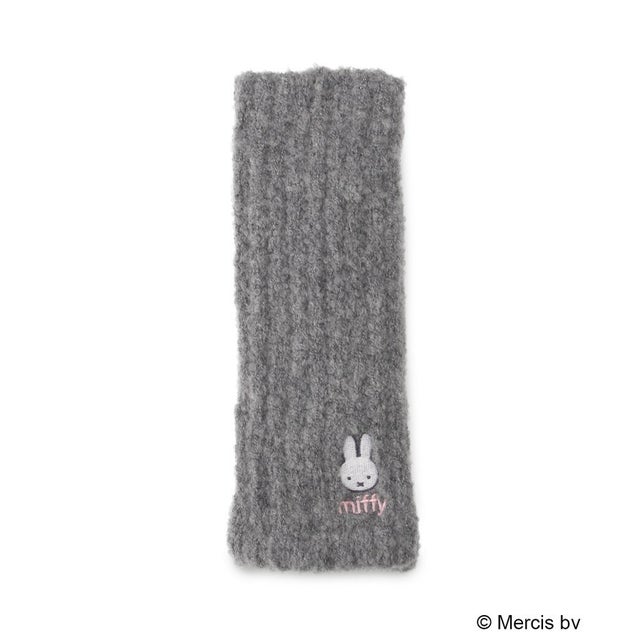 ◆【あったか】Dick Bruna miffy グローブ 指無し （グレー(912)）