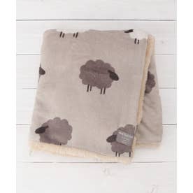 ◆【あったか】発熱 ボア付き3WAYブランケット シープ （グレー(912)）