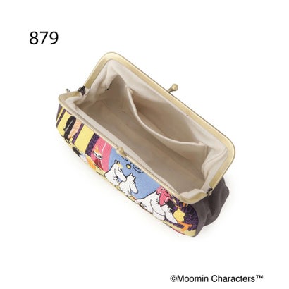 ◆MOOMIN 畳刺繍ペンポーチ がま口 （グリーン(922)）｜詳細画像