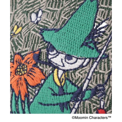 ◆MOOMIN 畳刺繍ペンポーチ スリムがま口 （ブルー(993)）｜詳細画像
