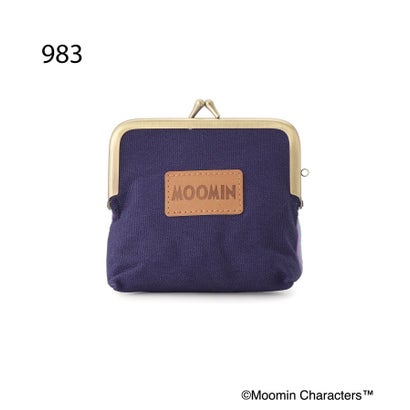 ◆MOOMIN 畳刺繍ペンポーチ ミニ がま口 （パープル(983)）｜詳細画像