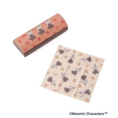◆MOOMIN クロス付きメガネケース （ホワイト(901)）｜詳細画像