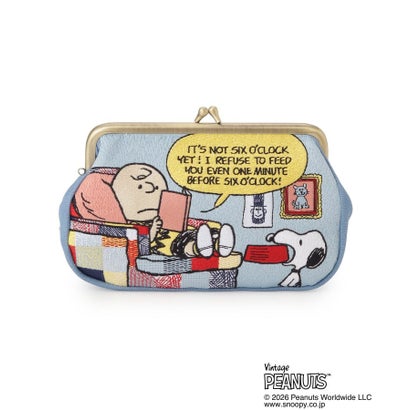 ワンズテラス one'sterrace ◆SNOOPY 畳刺繍ペンポーチ がま口 （パープル(983)）｜詳細画像