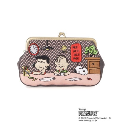 ワンズテラス one'sterrace ◆SNOOPY 畳刺繍ペンポーチ がま口 （ブルー(993)）｜詳細画像