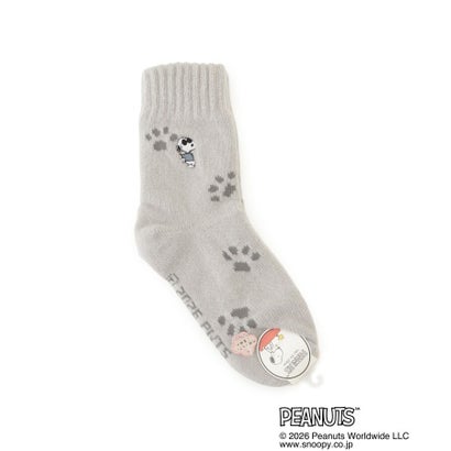 ワンズテラス one'sterrace ◆SNOOPY ホームソックス 内SK2重編 ジョー・クール （ブラック(919)）｜詳細画像