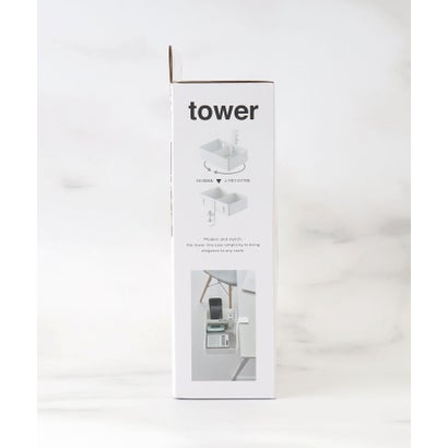 ◆tower タワー テーブル横回転収納ラック （ホワイト(901)）｜詳細画像