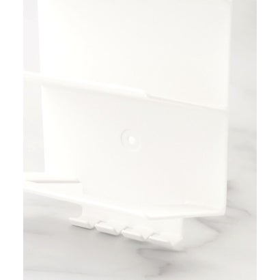 ◆tower タワー W収納ラック3段 石膏ボード対応 （ホワイト(901)）｜詳細画像