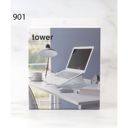 ◆tower タワー ツーウェイノートPCスタンド （ホワイト(901)）｜詳細画像