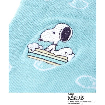 ワンズテラス one'sterrace ◆SNOOPY 刺繍クルーソックス （ベージュ(952)）｜詳細画像
