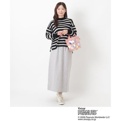 ◆SNOOPY カラーマチ付きバッグ （ブルー(993)）｜詳細画像
