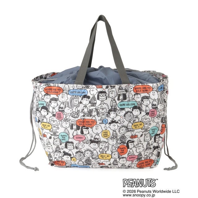 ◆SNOOPY 底板付きエコバッグレジカゴサイズ （ソノタ(879)）