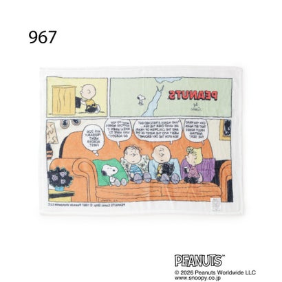 ◆【あったか】SNOOPY ひざ掛け コミック （ブルー(993)）｜詳細画像
