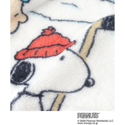 ◆【あったか】SNOOPY ひざ掛け コミック （ブルー(993)）｜詳細画像