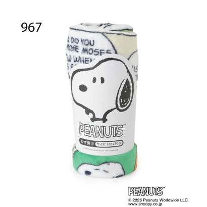 ◆【あったか】SNOOPY ひざ掛け コミック （ブルー(993)）｜詳細画像