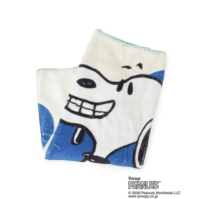 ◆【あったか】SNOOPY リバーシブルひざ掛け （ソノタ(879)）