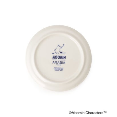 ◆MOOMIN ミニプレート ハル （ホワイト(901)）｜詳細画像