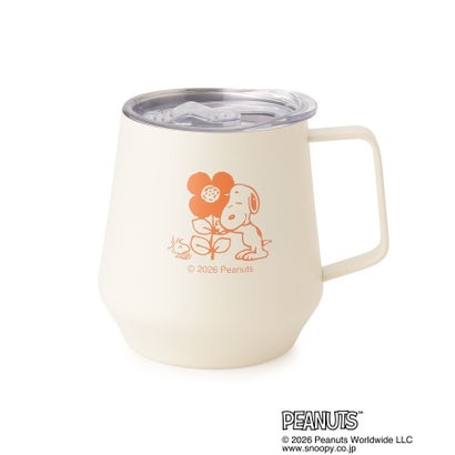 ワンズテラス one'sterrace ◆SNOOPY 蓋付ステンレスマグ 300ml （オレンジ(967)）｜詳細画像