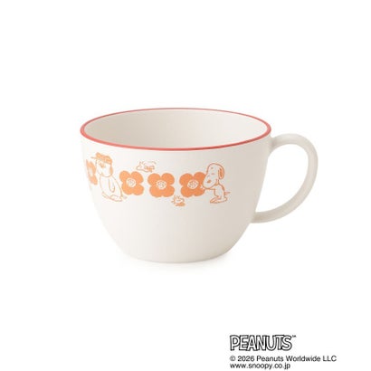 ◆SNOOPY スープカップ 400ml （ベージュ(952)）｜詳細画像