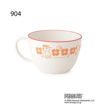 ◆SNOOPY スープカップ 400ml （アイボリー(904)）｜詳細画像
