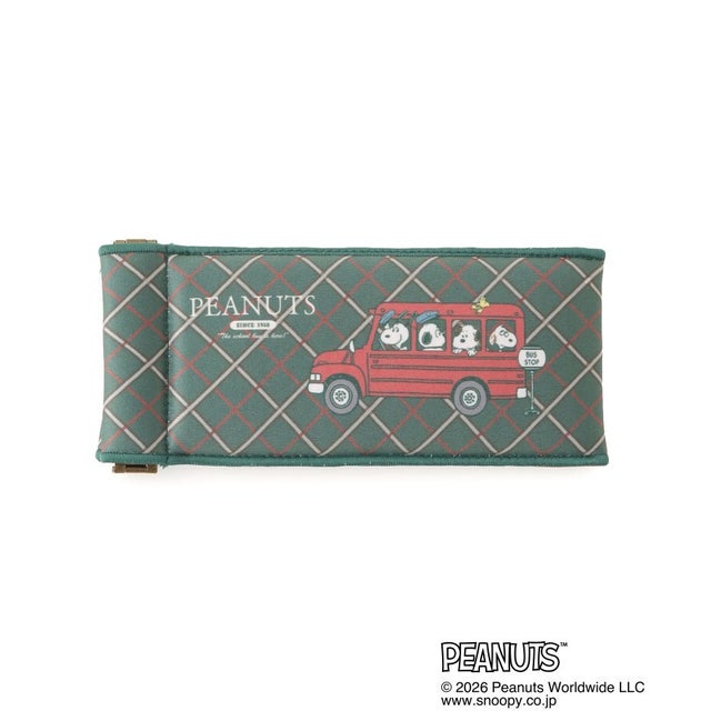 ◆SNOOPY スリムキャンディポーチ （グリーン(922)）
